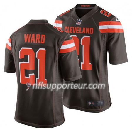 Maillot Homme Cleveland Browns Denzel Ward 21 Nike Brun